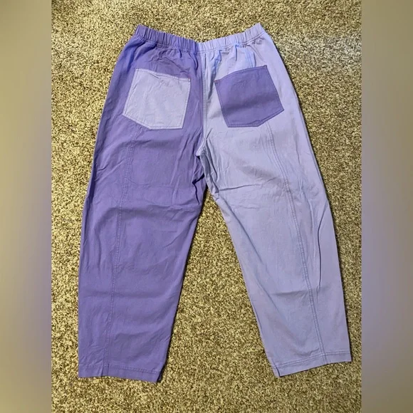 Verity & Daughters Janus Pants in color block purple - Picture 2 of 6